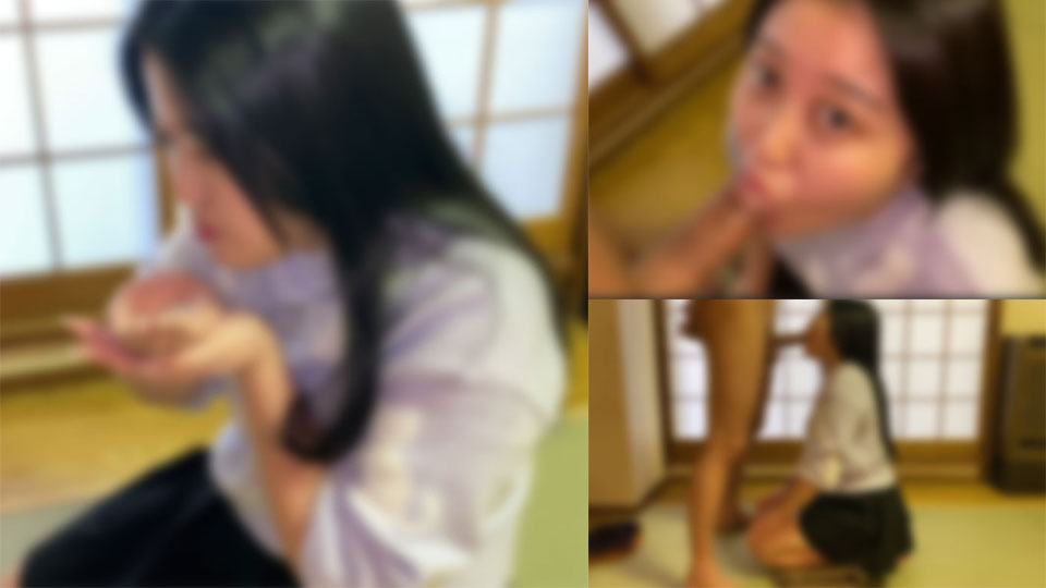 【素人・人妻】みゆきVol.01　着衣のまま旦那以外の肉棒を咥えさせ、  口内で一週間ため込ませた、精液を大量に放出しました［前編］